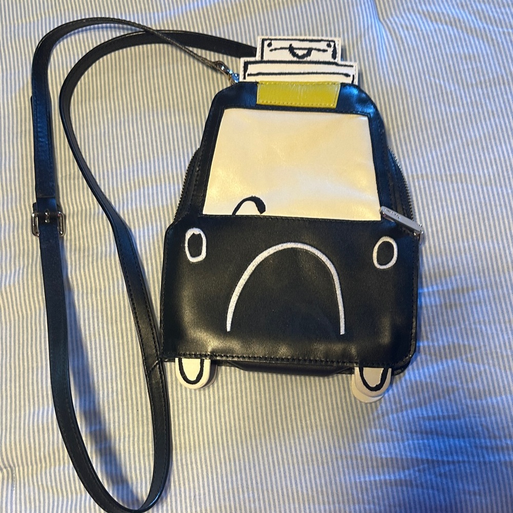 Boden Gold and Black Crossbody Bag